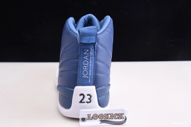 Cheap TB Retro 12 Jordan 130690-404 Air Blue Stone 0801